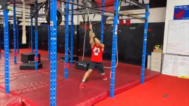 Impressive range and strong grip by @xfactor_ninja at @thewolfsden_inlandempire 💪🏼💪🏼

@xfactor_ninja Thanks for sharing all the awesome obstacle training!!